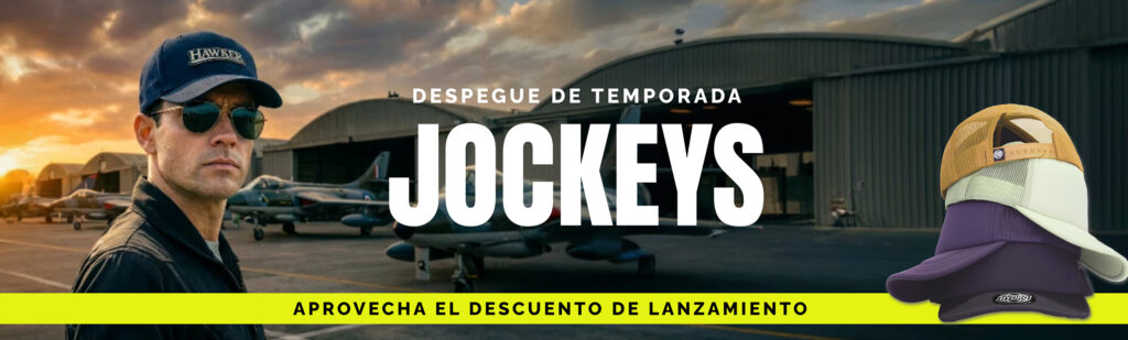 Campaña de lanzamiento de gorras jockeys.